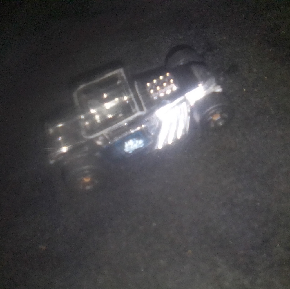 Black and Silver Hot Wheels Car